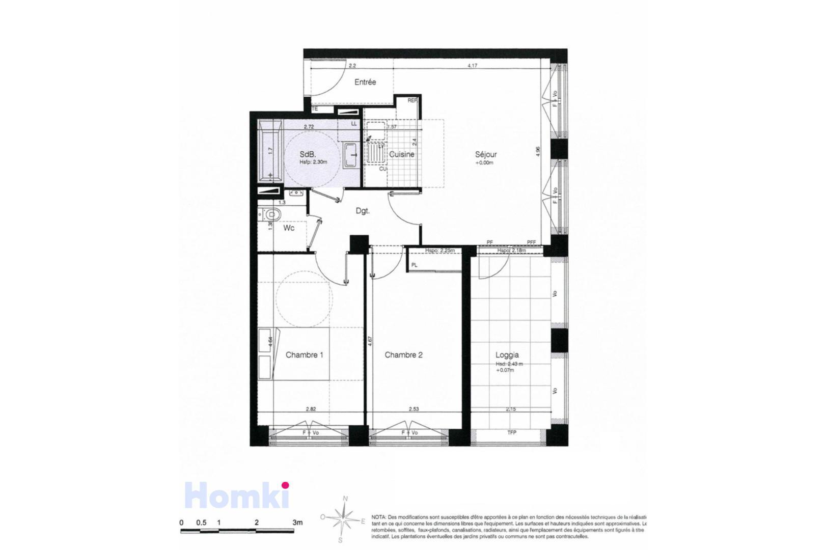 Homki - Vente Appartement  de 60.32 m² à Nantes 44200