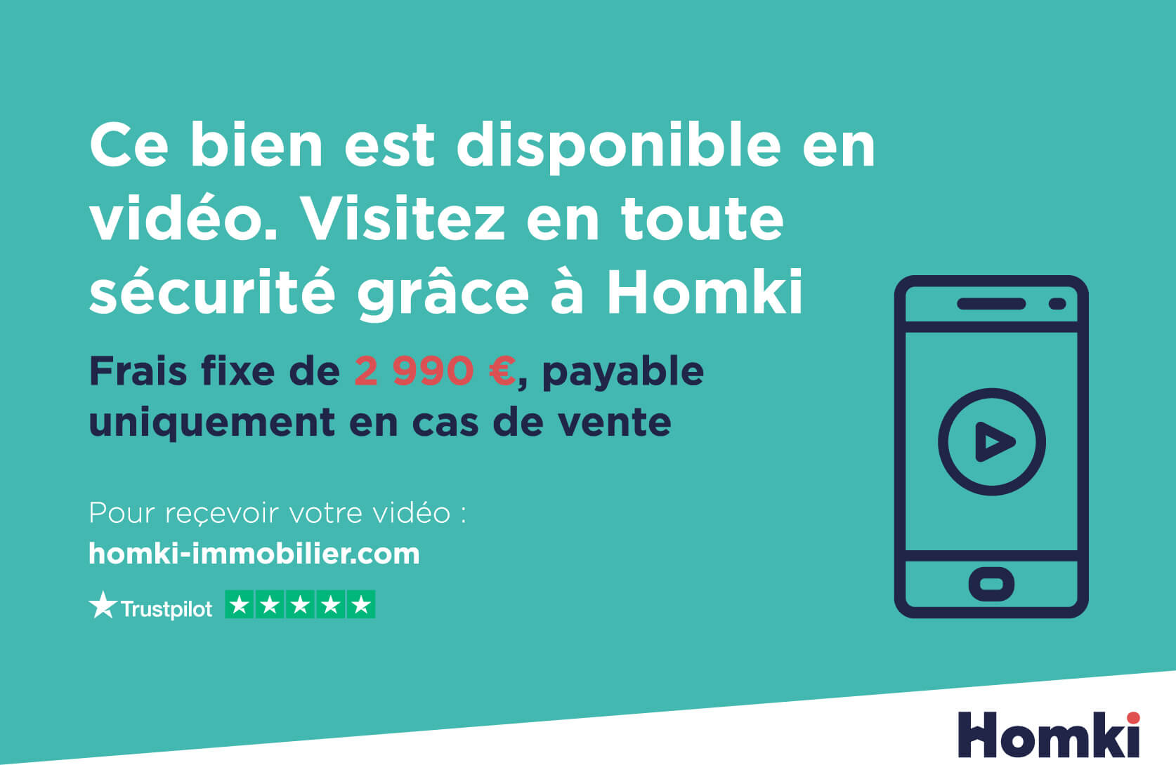 Homki - Vente Appartement  de 55.0 m² à Montpellier 34070