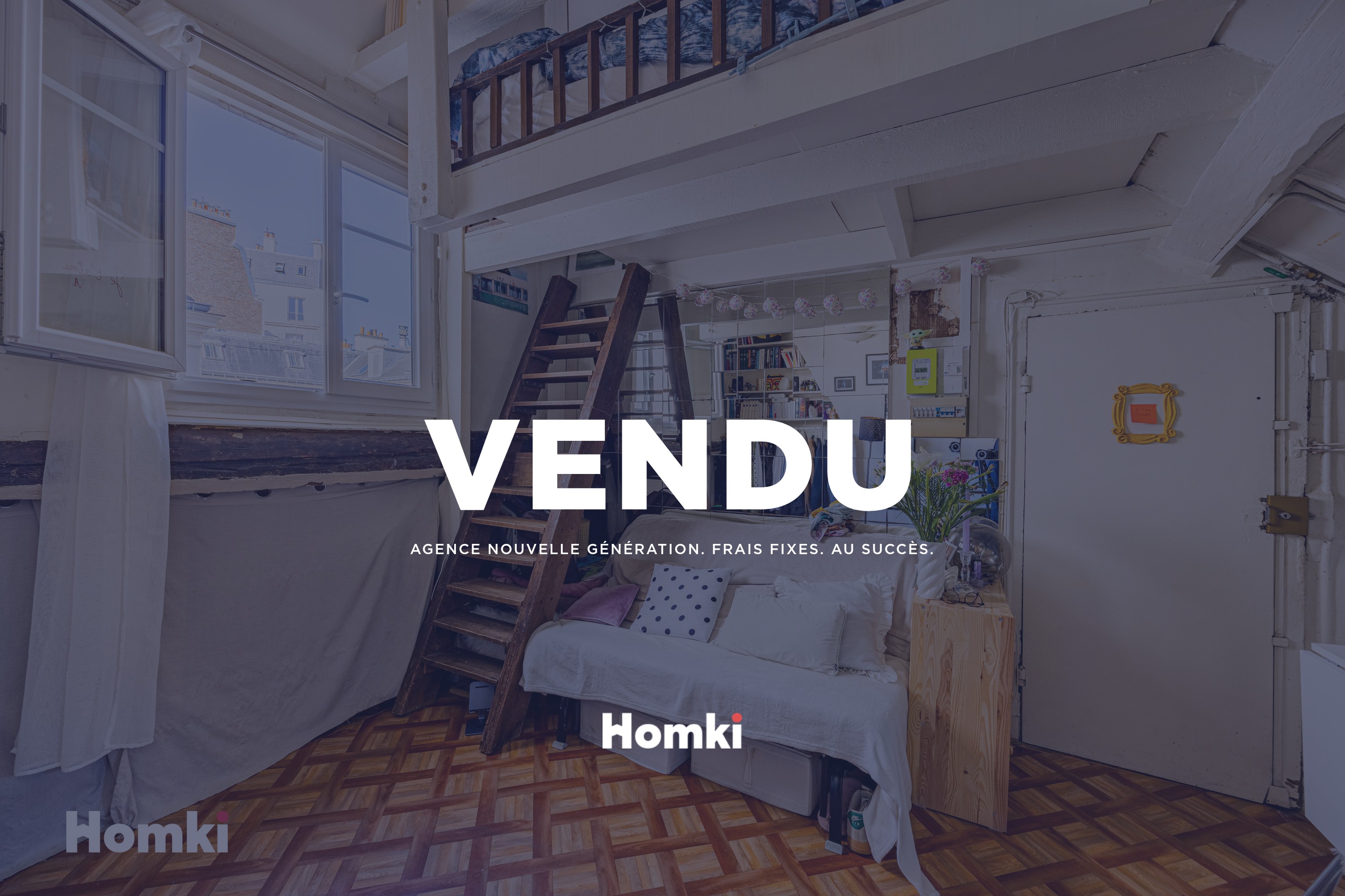 Studio de 12.25m²
