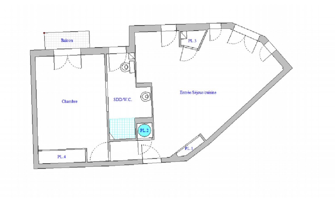 Homki - Vente Appartement  de 43.0 m² à Nice 06000