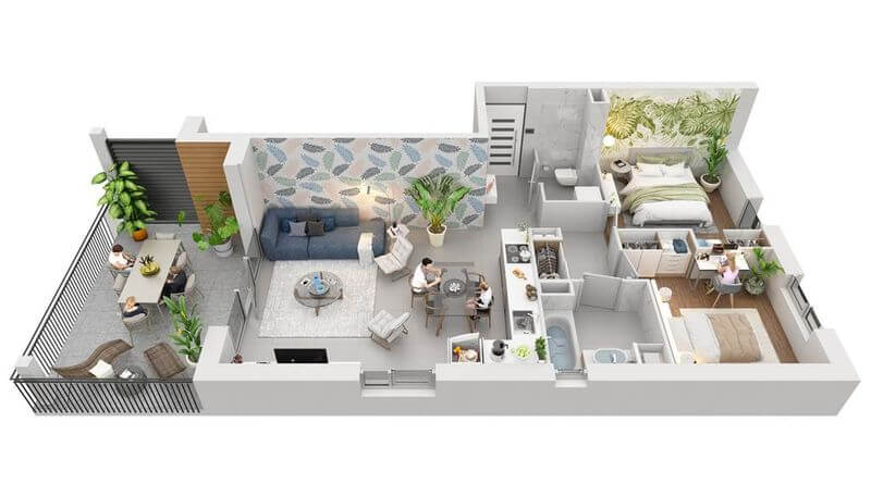 Homki - Vente Appartement  de 65.0 m² à Aix-les-Bains 73100