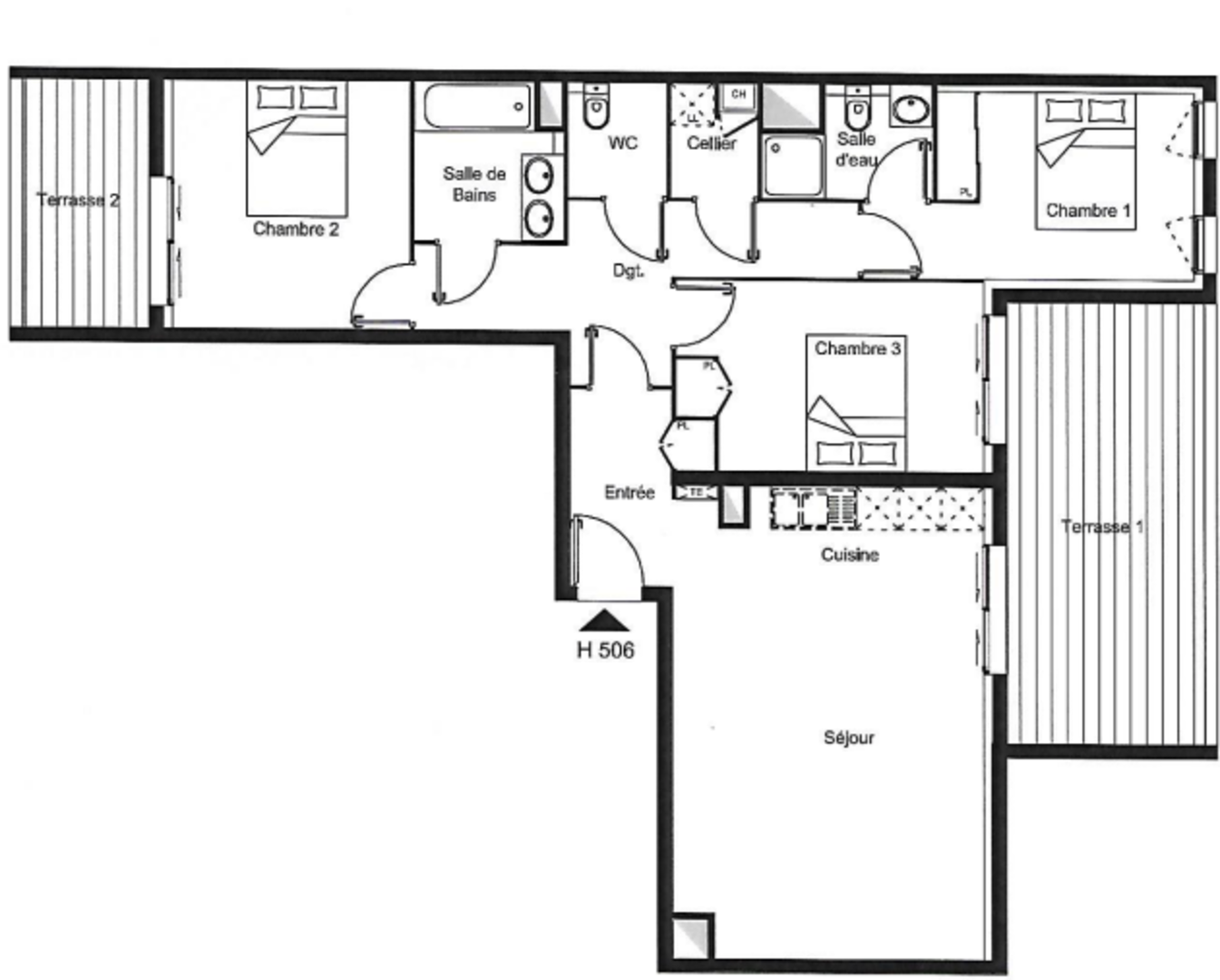 Homki - Vente Appartement  de 88.0 m² à Bordeaux 33100